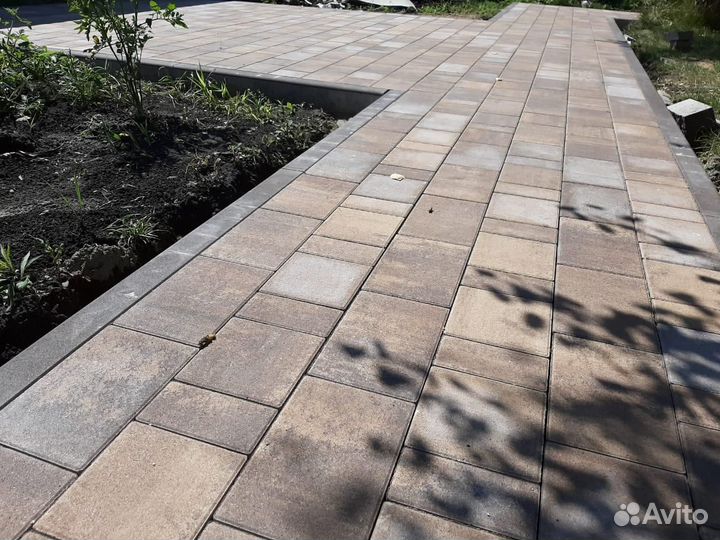 Брусчатка, тротуарная плитка завода Браер