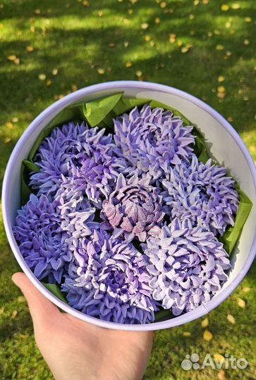 Букет из зефирных цветов