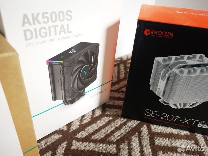 Воздушное охлаждение процессора новое