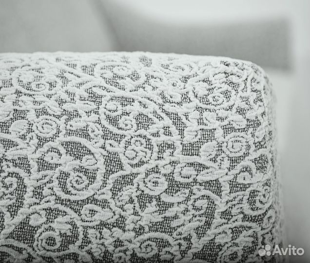 Чехол на мебель для трехместного дивана, Кремовый