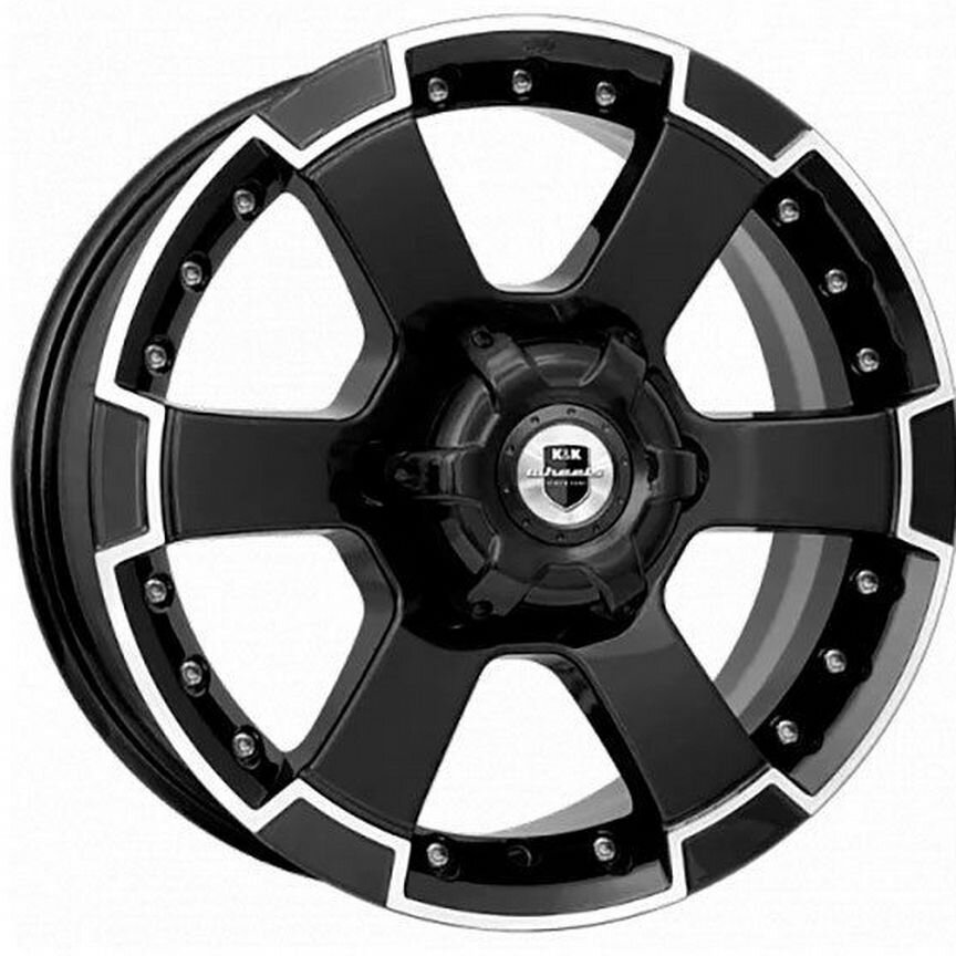 Диски K&K М56 7x16 6x139.7 ET22 D107.1 Алмаз черный