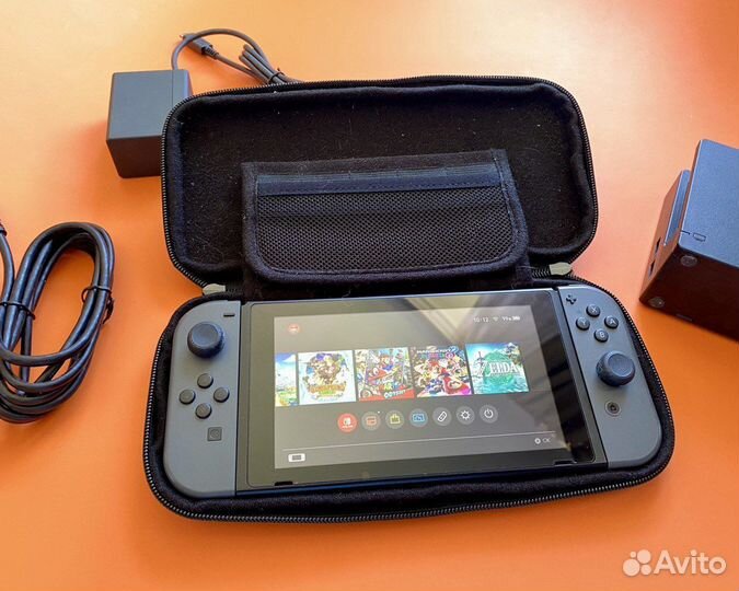 Nintendo Switch 128Gb на чипе +игры