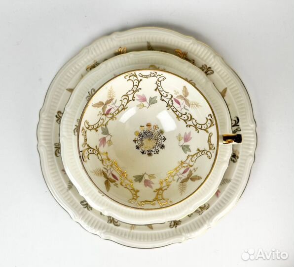 Винтажное чайное трио Schirnding, Германия