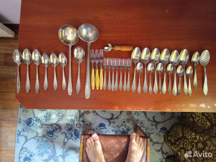 Ложки вилки нержавейка СССР бу