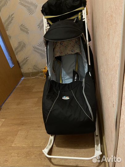 Детские санки коляска