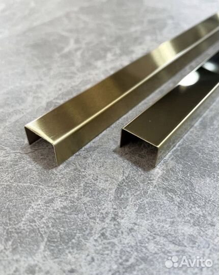 Молдинг для стен золото, хром,латунь, чёрный