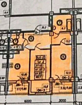 2-к. квартира, 61,5 м², 1/16 эт.