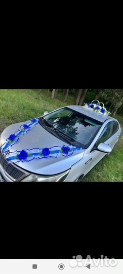 Свадебные украшения на машину