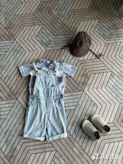 Пакет фирменных вещей на мальчика 86 92 лето H&M