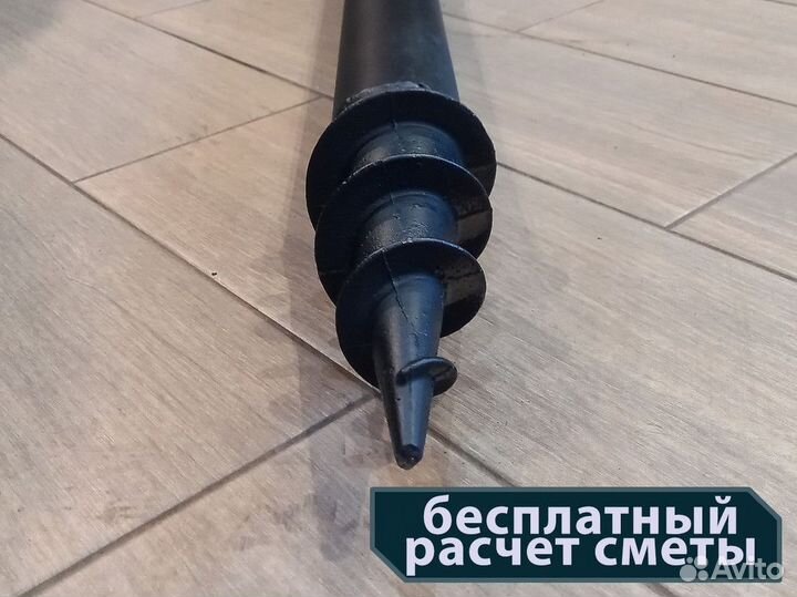 Винтовые сваи под забор, теплицу, беседку