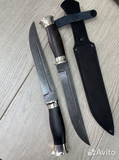 Нож пластунский дамаск