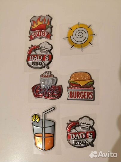 Наклейки объемные