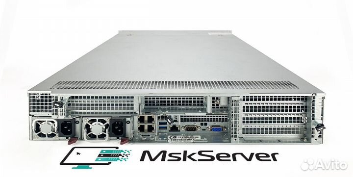 Сервер Supermicro 6028U-TR4 2x E5-2667v4 256Gb