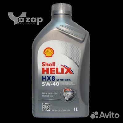 5w-40,1л/масло/shell helix hx8 syn