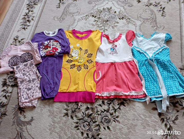 Пакет вещей на девочку 110 116 122