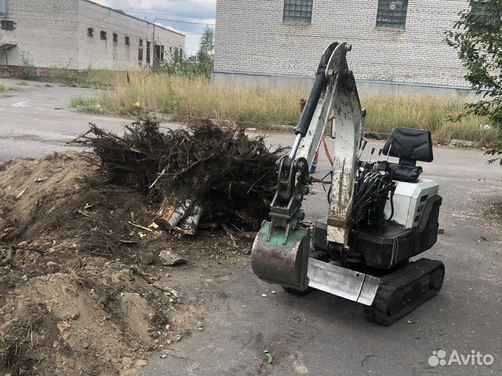 Миниэкскаватор,аренда,услуги, ямобур
