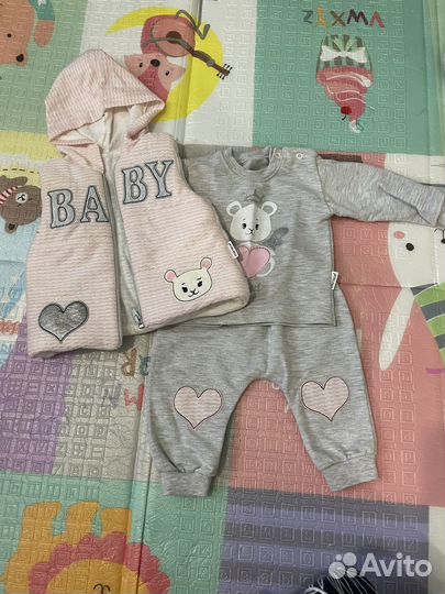 Вещи пакетом на девочку 56 62 68