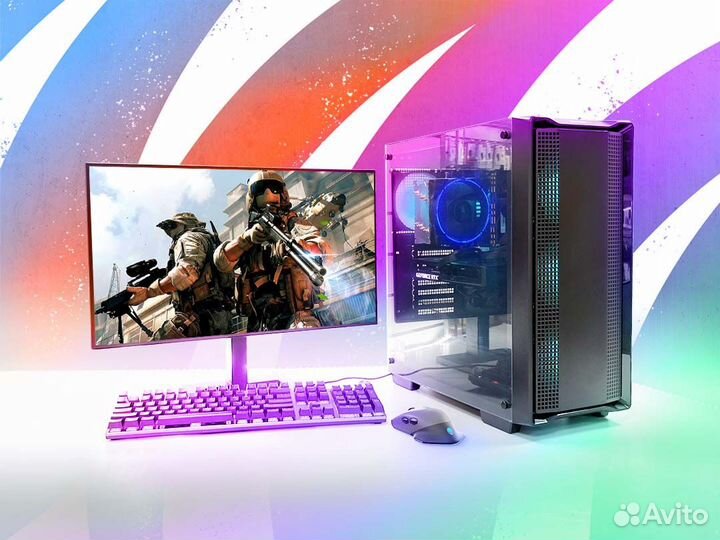 Мощный комп для игр AMD Ryzen 9 RTX 4070Ti/4080