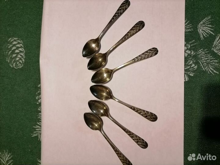 Серебряная чайная ложка СССР