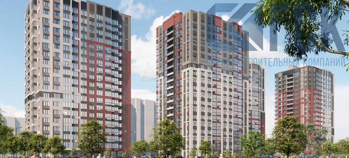 1-к. квартира, 33,6 м², 4/18 эт.