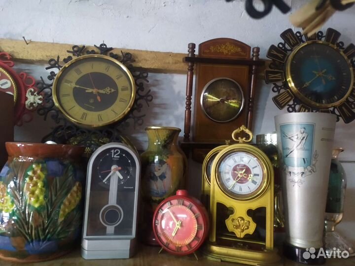 Часы настольные СССР рабочие