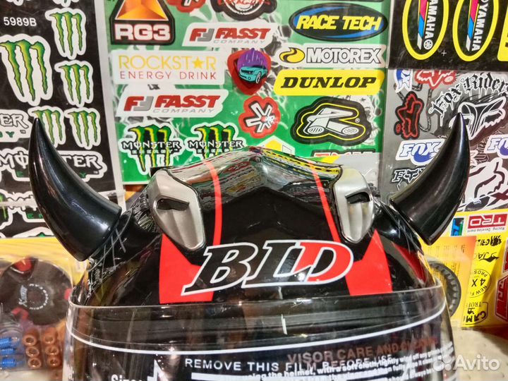 Рога на шлем мотоцикла