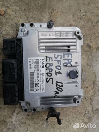 Эбу Двигателя Пежо 207 1.6 EP6 120 лс