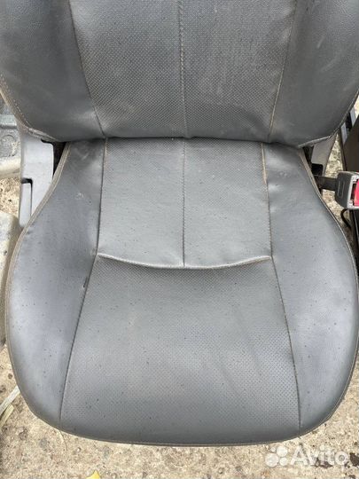 Сиденье Lifan Solano 620 кожа черная Подогрев