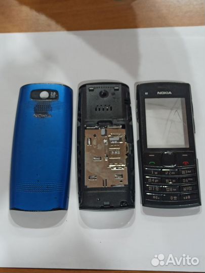 Корпус Nokia X2-02 средняя часть+ клавиатура