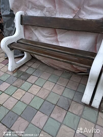 Скамейка садовая бу