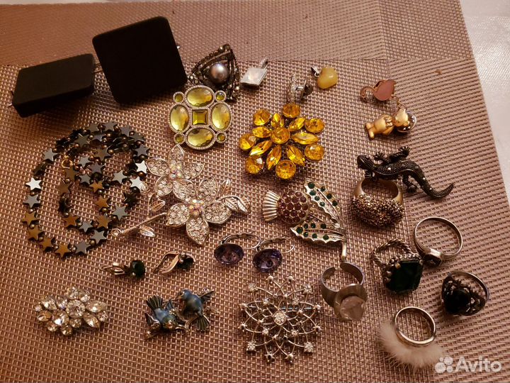 Броши,кольца,серьги