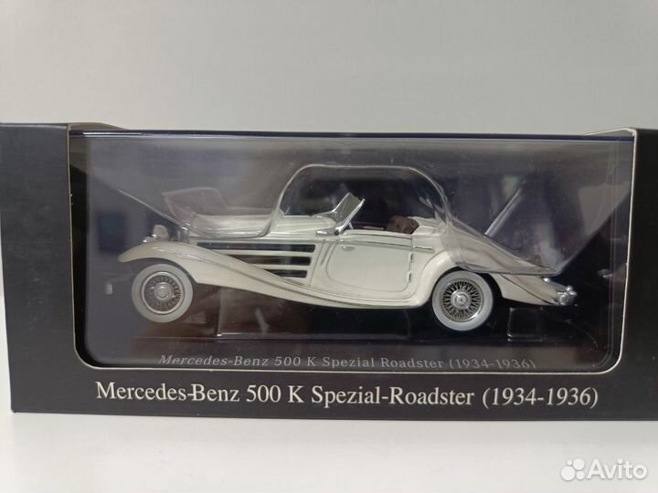 Модель 1:43 Mercedes-Benz 500 K W29 1936г