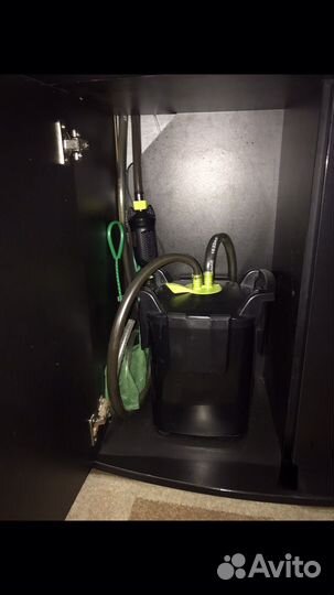 Панорамный аквариум 200л