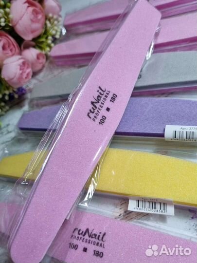 Шлифовщик универсальный, розовый, ромб