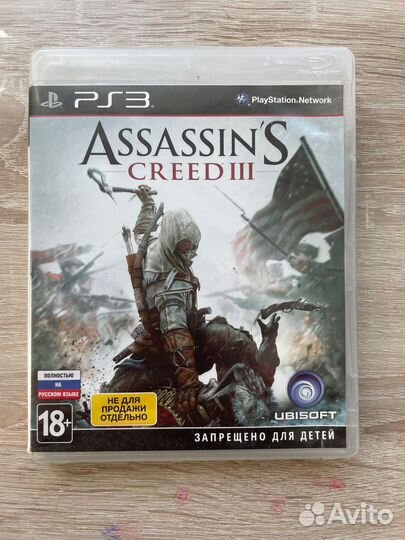 Игра для приставки PS3 Assasin's Creed 3