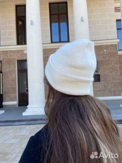 Шапка и шарф. Вязаные