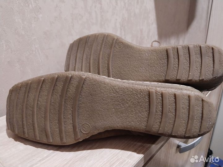 Сапоги, ботинки зимние женские кожаные 39