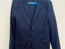 Пиджак для мальчика синий, р-р 144-155, 12А