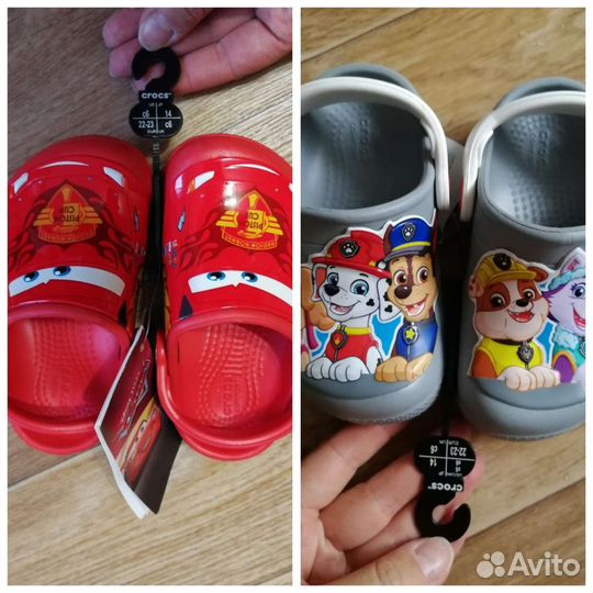 Crocs новые сабо C6 (22-23р)