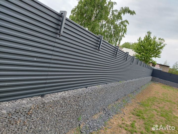 Забор из профлиста