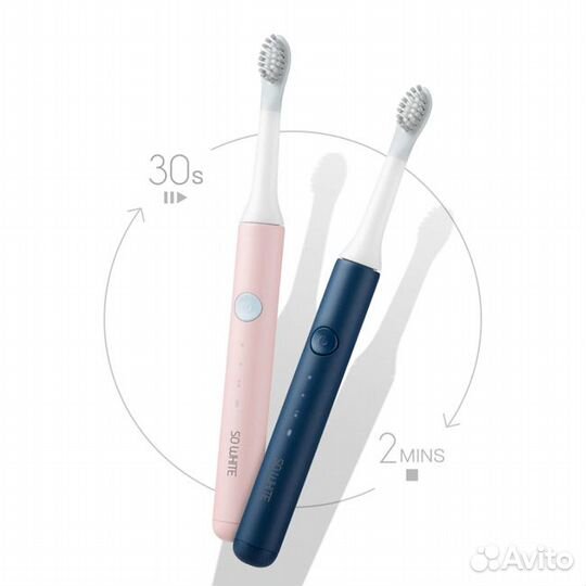 Электрическая зубная щетка soocas EX3, розовая