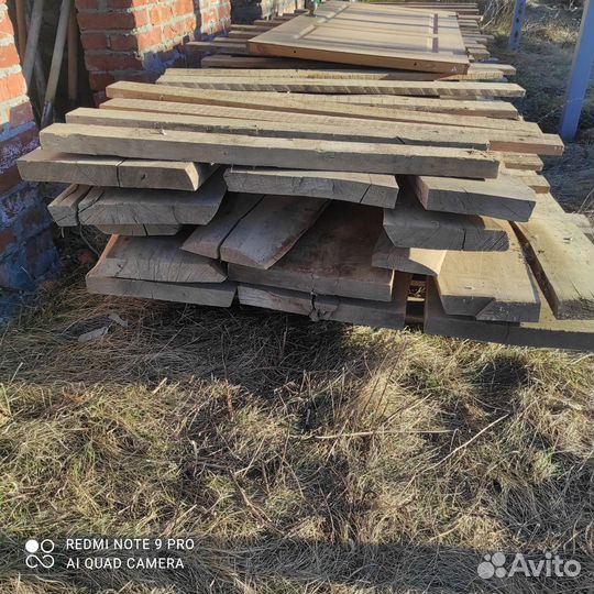 Доска не обрезная Бук