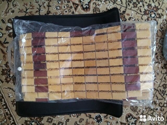 Массажная бамбуковая накидка на сиденье, новая