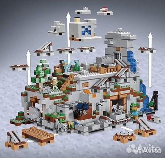 Конструктор Майнкрафт Горная пещера, аналог 21137