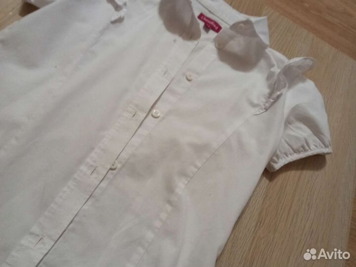 Блуза школьная х/б