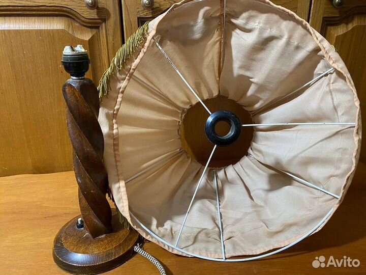 Настольная лампа, торшер, абажур винтаж