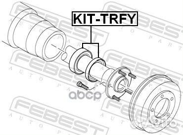 Подшипник задней полуоси комплект ford transit FY