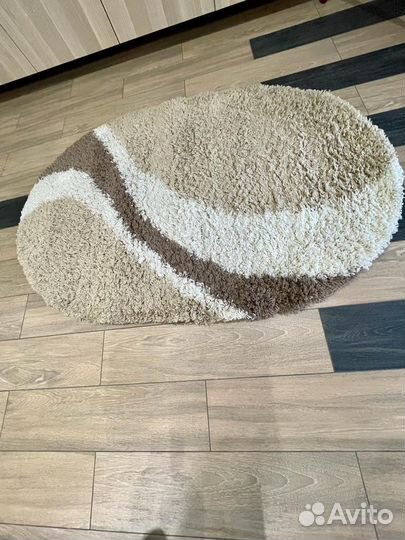 Ковер овальный с длинным ворсом