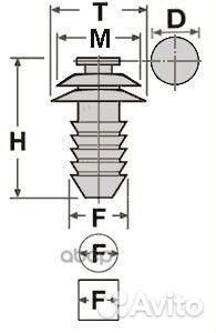 Крепежное изделие SM-089 (40) SM-089 SSParts