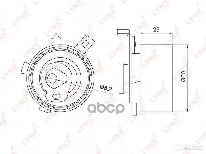 Ролик ремня грм ford focus/mondeo/connect 1.6-2.0